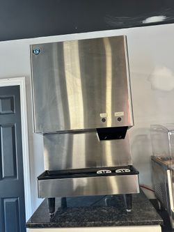 stainless steel countertop ice maker water dispenser