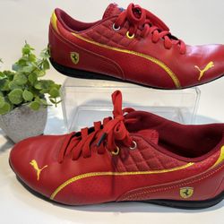 Puma Ferrari Sneakers Red Size 9