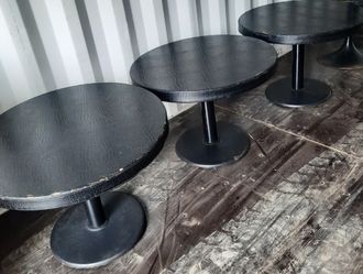 Office Round Side Tables (set 5) - $175