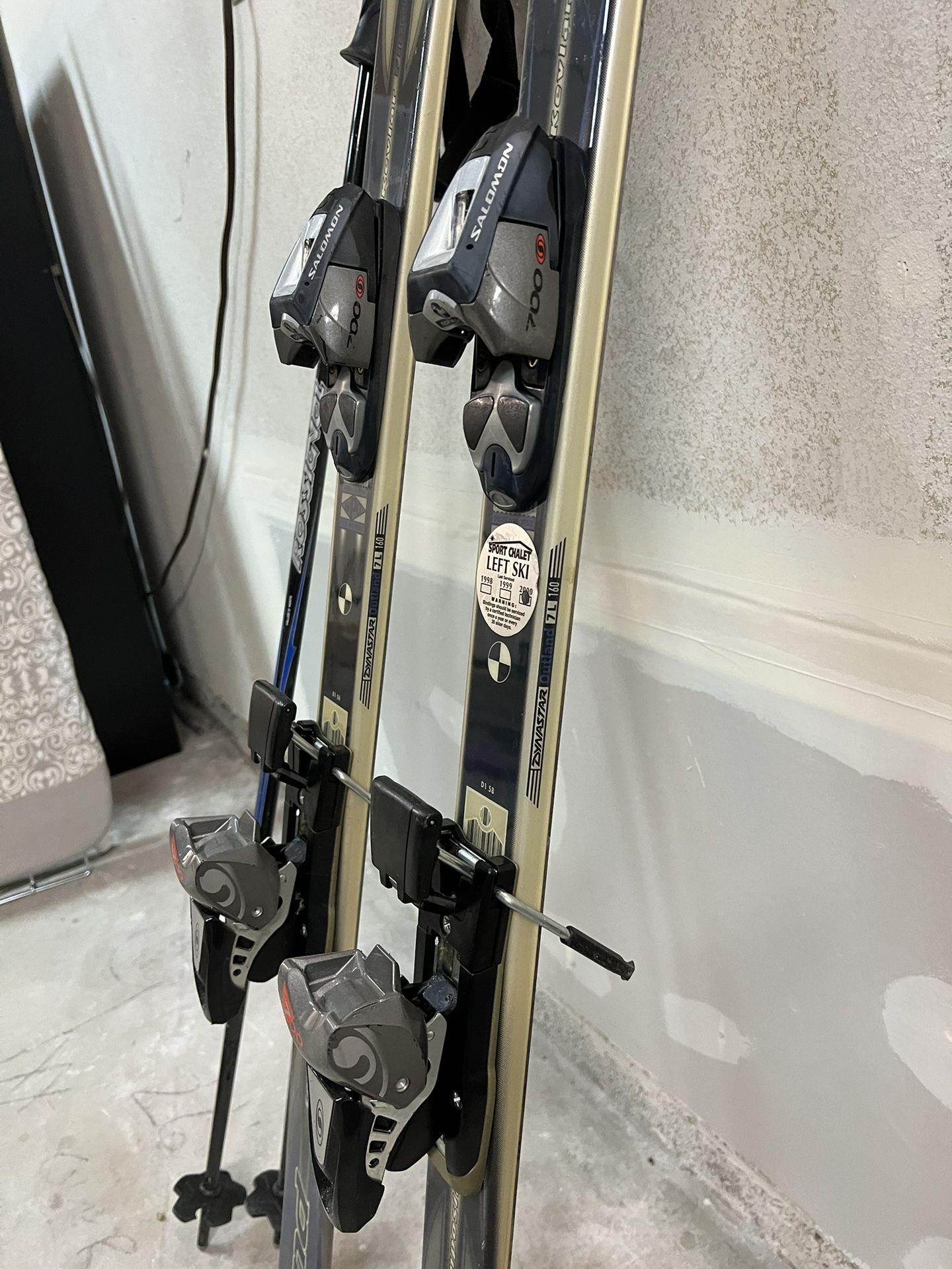 Skis, Bindings And Poles