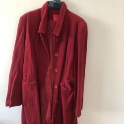 Women’s RED WOOL Coat - US size 11