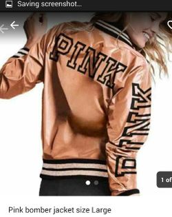Pink bomber size M/L or Small