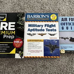 Test Prep Bundle – GRE & Military (3 Books)