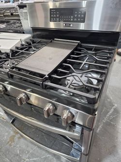 New GE Profile Double Oven Gas Range