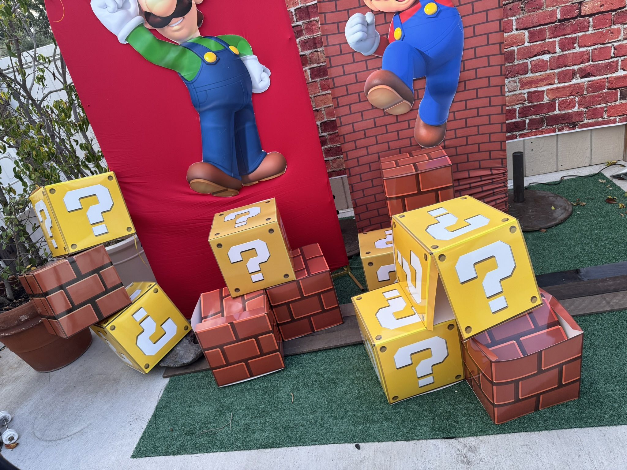 Super Mario Party Backdrop