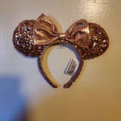 Rose Gold Mickey Ears 
