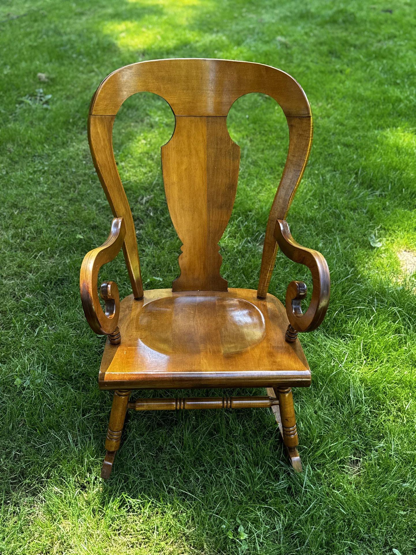 Tell City Antique Farmhouse Rocking Chair