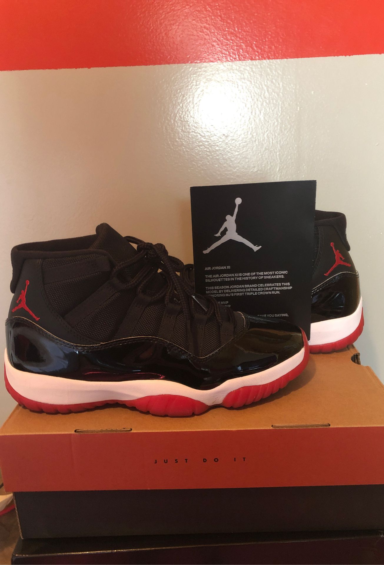 Jordan 11 BRED SIZE 10!!! GREAT CONDITION