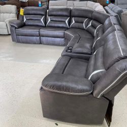 KINCORD MIDNIGHT LAF POWER RECLINER SECTIONAL