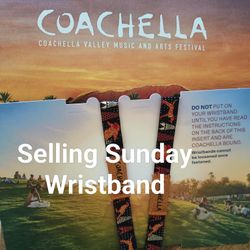 Coachella W2 Sunday Wristbands FOR SALE