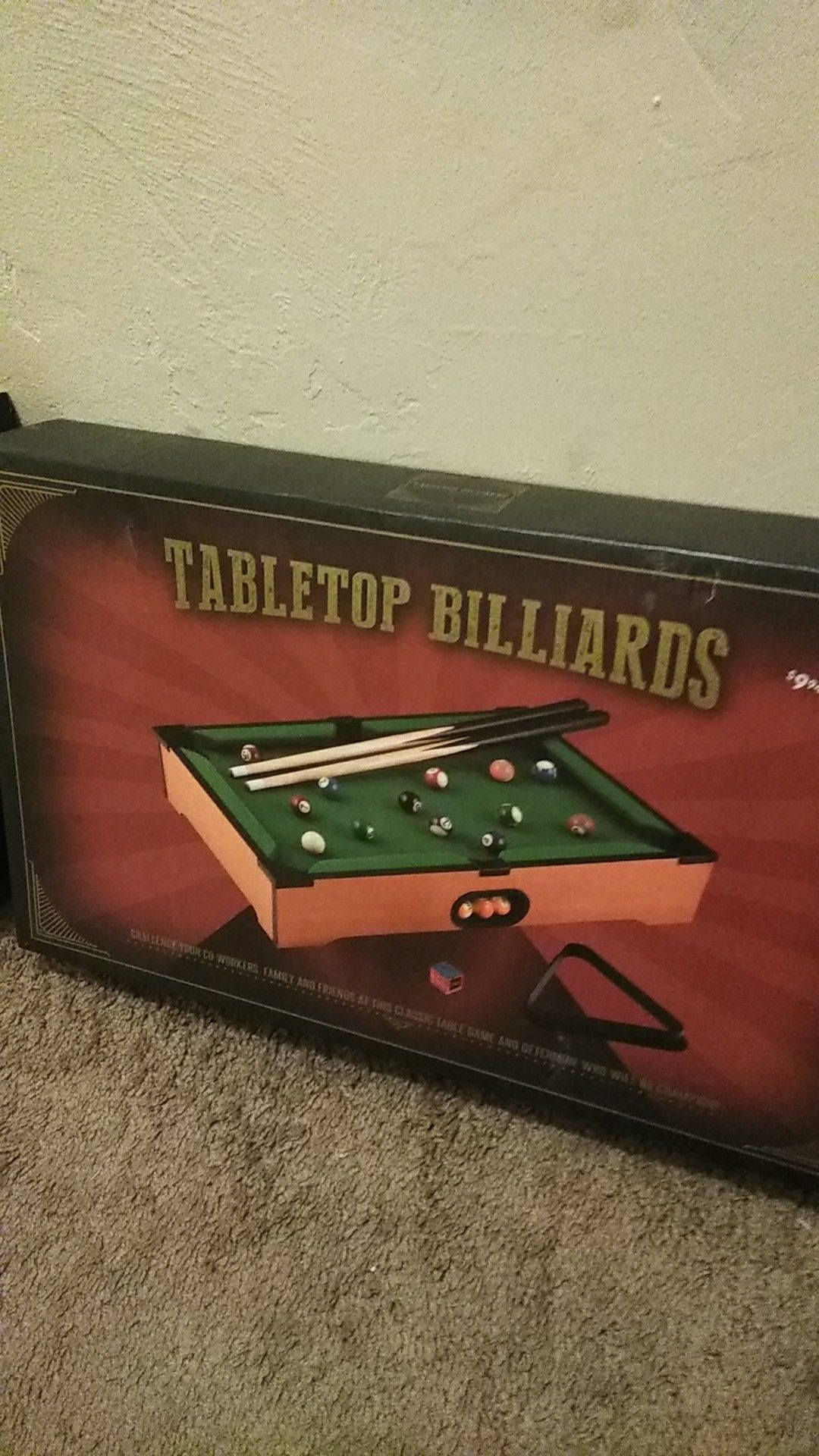 Tabletop air hockey and mini pool table