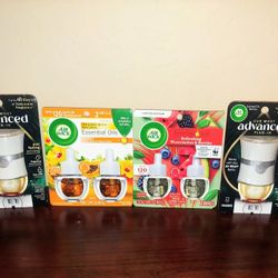 Airwick Oil Refills & Warmer Plugs Bundle- X Streets Ray and Higley 
