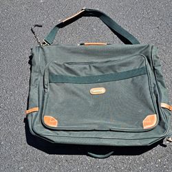 Jaguar Luggage Suitcase Logo Lock No Keys Green Brown Brass Metal Logo 