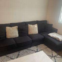 Black Sectional Sofa