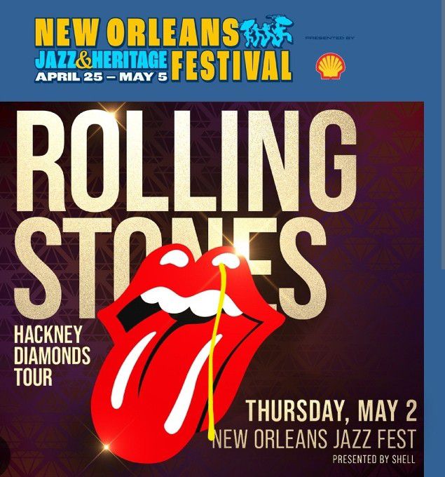 Rolling Stones Jazz Fest Tickets 