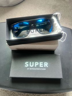 SUPER By Retrosuperfuture Blue Flattop New!