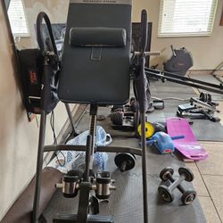 Iron Man Inversion Table Exercise