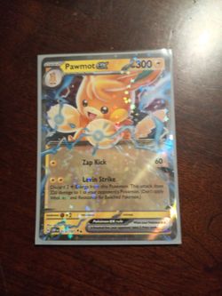 Pawmot EX Pokémon Trading Card Holo