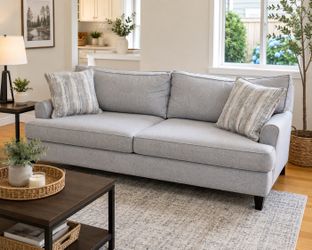 Living Spaces Modern Sofa – Excellent Condition