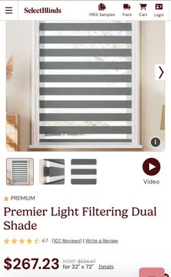 3 New Motorized Select Blinds Zebra Blind Shade