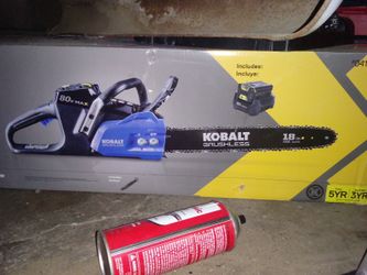 Kobalt chainsaw and weed eater