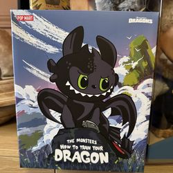 Popmart The monsters how to train your Dragon Labubu figurine