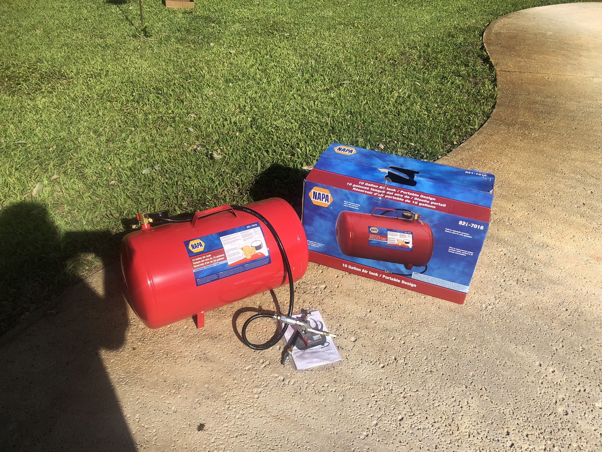 New Napa Portable Air Tank New In Box 