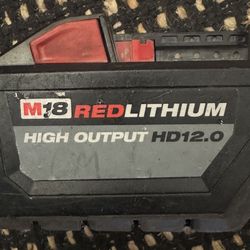 *BIGGEST THEY MAKE!!!* Milwaukee M18 Volt High Output HD12.0 Amp Hour