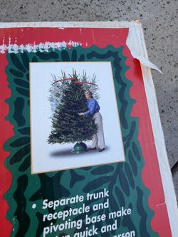 One Minute Christmas’s Tree Stand Self Straightening New