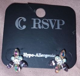 RSVP Hypo Allergenic Earrings Brand New With Tags. 