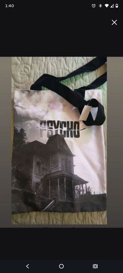 Psycho tote  from universal studios Hollywood