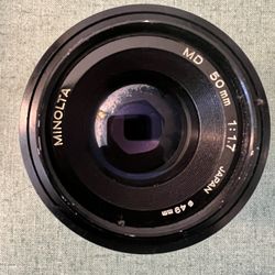 Minolta 50mm Lens 1.7 