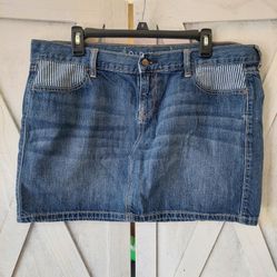 Denim Mini Skirt
