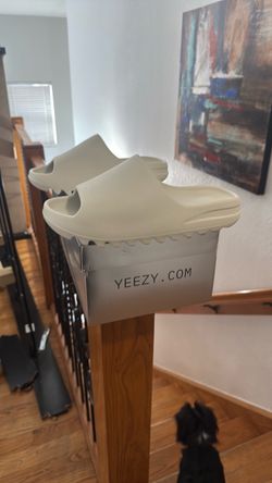 Brand new Yeezy slide cream color way