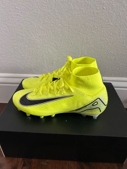 Nike Mercurial Superfly 10 Elite AG Pro Soccer Cleats Volt HF7876-700 Sz 6.5M/8W