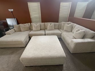 Beautiful couch that will not fit in our new home