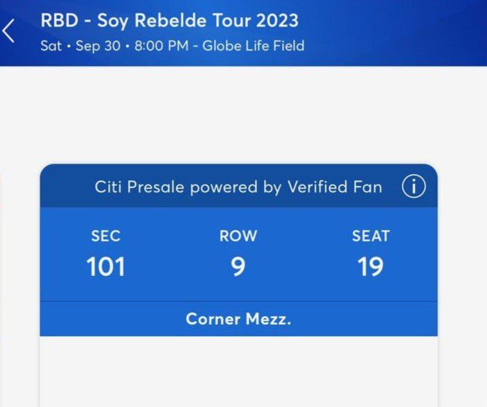 RBD - Soy Rebelde Tour 2 Tickets