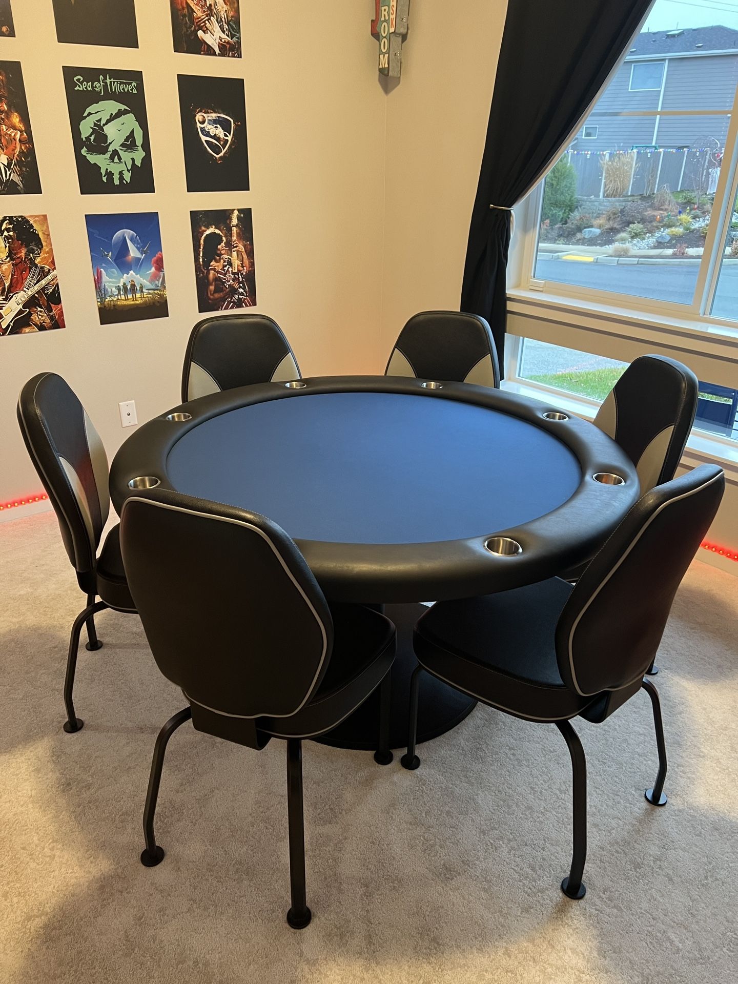 Poker Table & Chairs