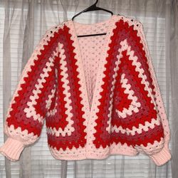 Crochet Hexagon Cardigan