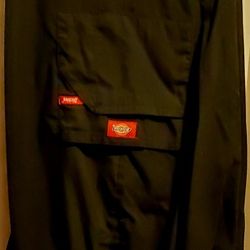 Dickies Scrubs Unisex Pants-Black