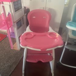 Pink High Chair