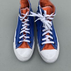 Orange And Blue Converse 