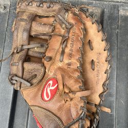 Rawlings 1st Base Mitt First Baseman Leather Glove Good Condition 12.5 Inch Baseball 