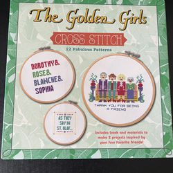 New The Golden Girls Cross Stitch Set