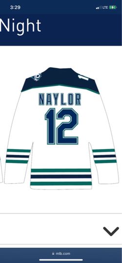Seattle Mariners vs Houston Astros Josh Naylor Hockey Jersey Night Tickets (2)