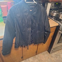 WOMENS MOTORCYCLE JACKET. 