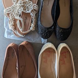 4 Pairs Of Size 8-8 1/2 Women's Shoes 