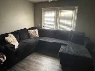 Black sectional
