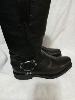 Mens Black Riding Boots