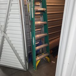 WERNER 6 ft FIBERGLASS STEP LADDER